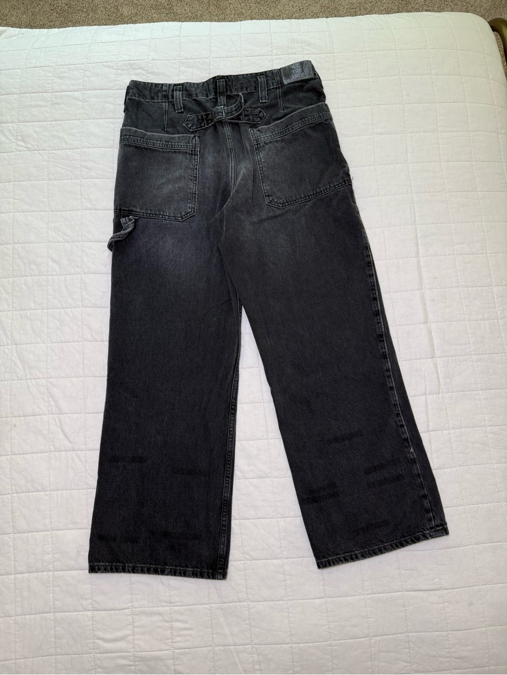We The Free Black Washed Wide Leg Jean - Picture 6 of 6